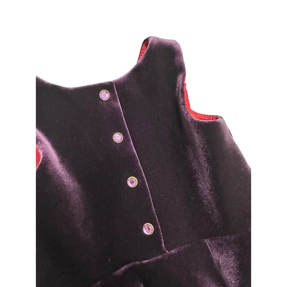 OshKosh B'gosh Girls Purple Velvet Dress Size 3T